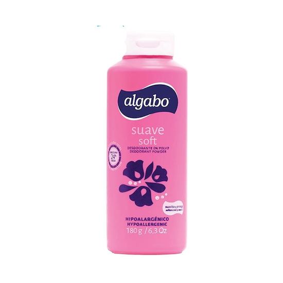 Algabo desodorante en polvo rosa 180 gr