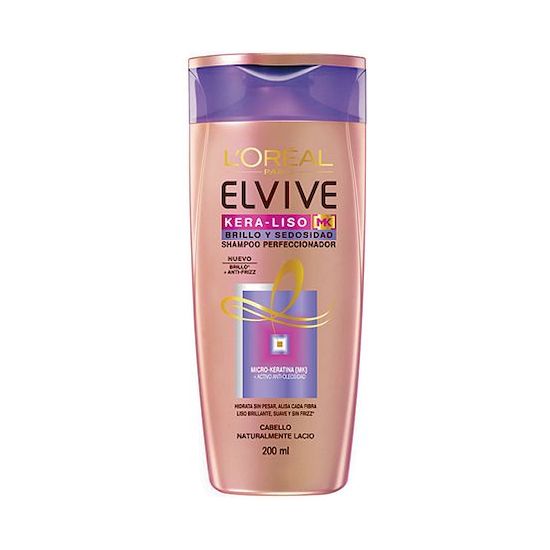 Elvive kera-liso brillo shampoo 200 ml