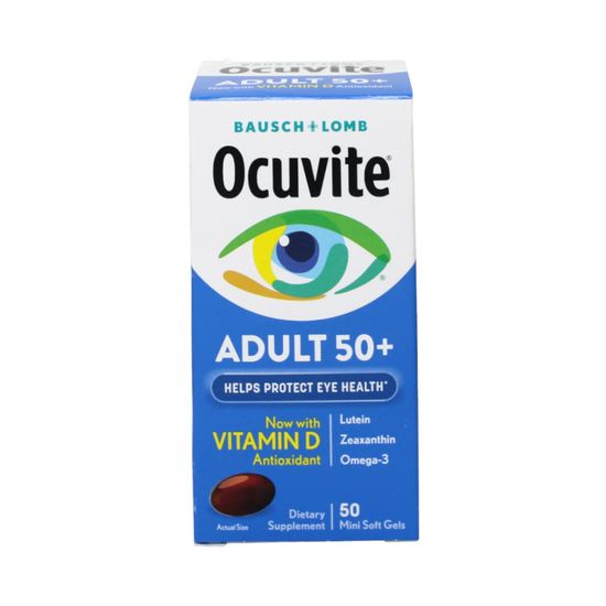Bausch & Lomb Ocuvite Adult 50+ Eye Ojos Vitamina y Minerales 50Cap