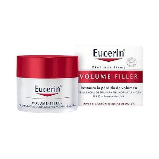 Eucerin hyaluron filler+volum lift dia piel normal
