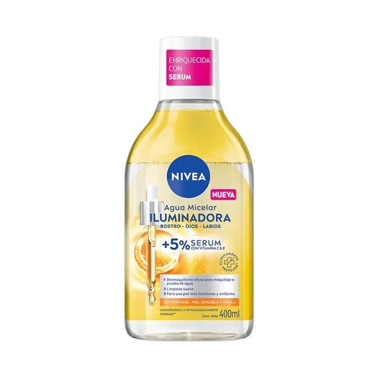 Agua Micelar Nivea Iluminadora Con Serum 400 ml