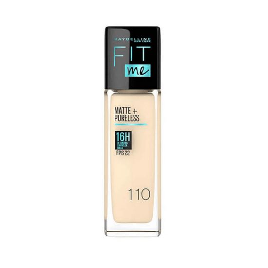 Maybelline Base Maquillaje Fit Me Matte+Pore Fdn 110