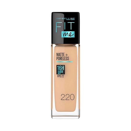 Base Maquillaje Maybelline Fit Me Matte+Pore 220 Natur