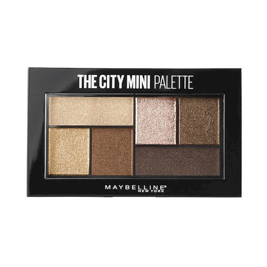 Maybelline eye shadow the city mini palette rooftop bronzes