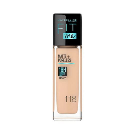 Maybelline Base Maquillaje Fit Me Matte+Pore Fdn Light