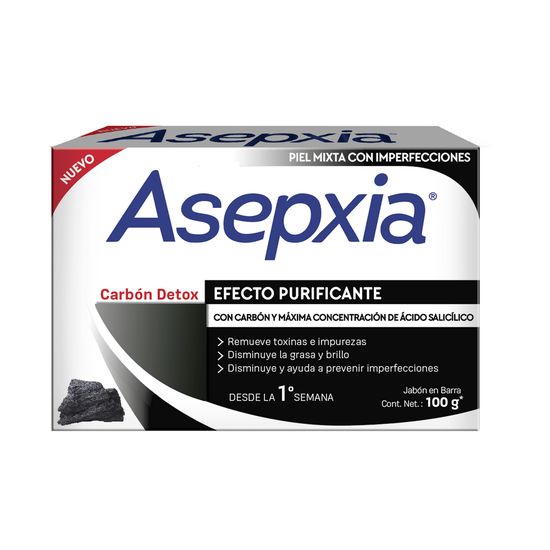 Asepxia carbon jabon 100 gr