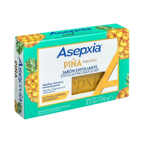 Asepxia jabon 100 gr piña