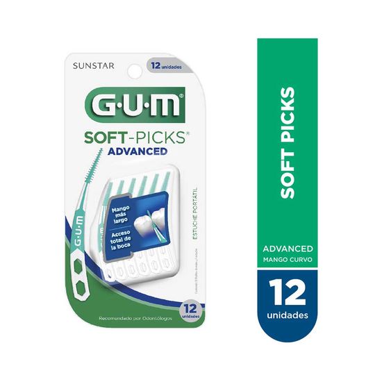 Gum Palillos Interdentales Gum Soft-picks Advanced 12 unidades