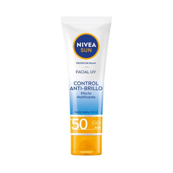 Nivea Sun Fps50 Facial Protector Antibrillo 50 Ml