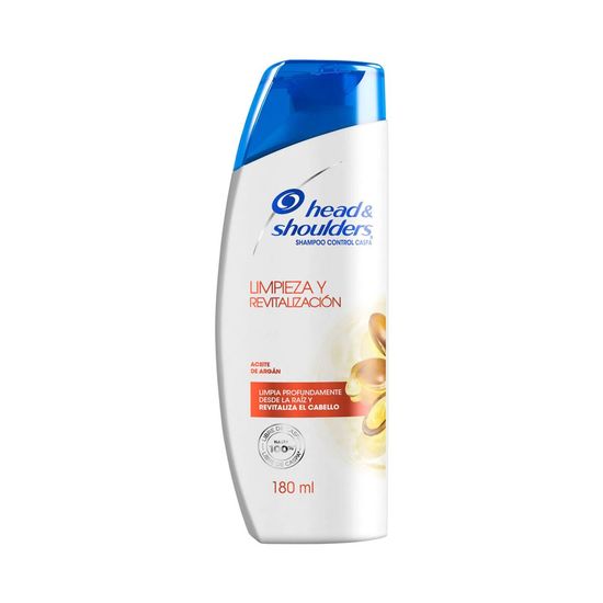 Shampoo Head&shoulders Limpieza Y Reavilitacion Argan 180 ml