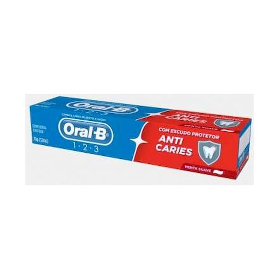 Oral b dentifrico 1-2-3 70 gr menta