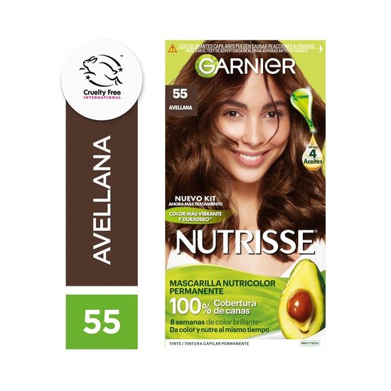 Nutrisse Kit Tintura Clasico Tono 55 Avellana