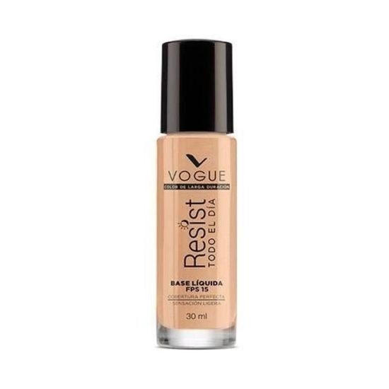 Vogue Base Líquida Resist Todo El Día Avellana 30ml