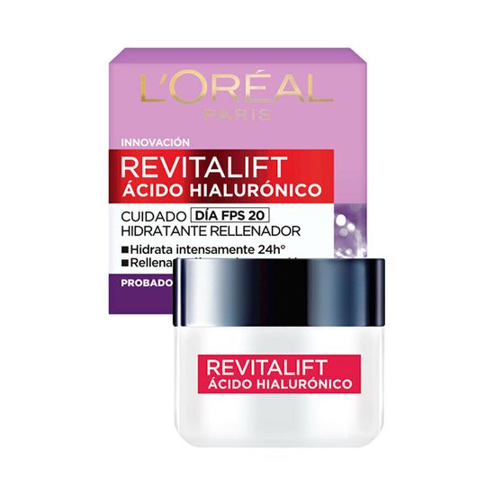 Loreal Revitalift crema de día con ácido hialurónico 50 ml