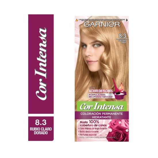 Garnier Cor Intensa tintura para el cabello tono 83 Rubio Claro Dorado