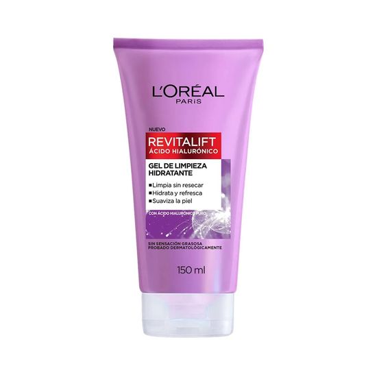 Gel Limpiador Loreal Revitalift Con Ácido Hialurónico 150ml