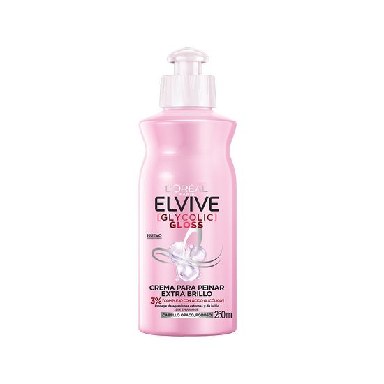 Elvive Crema de Peinar Glycolic Gloss 250 ml