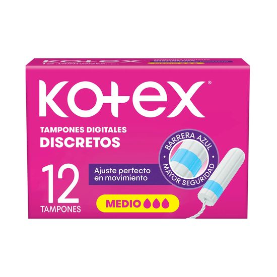 Tampones Kotex Medio 12