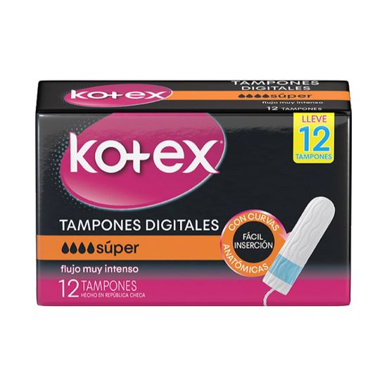 Tampones Kotex Super 12