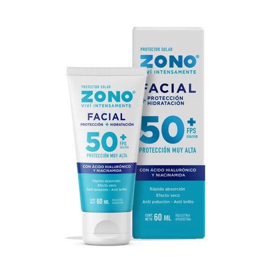 Protector Solar Zono FPS 50 Facial 60 ml