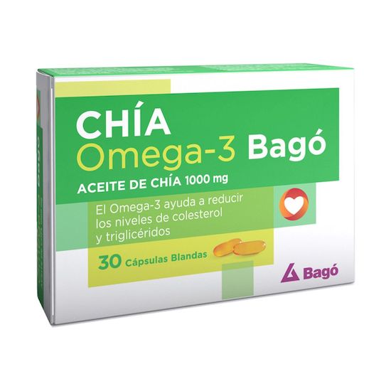 Chia omega-3 bago 30 capsulas