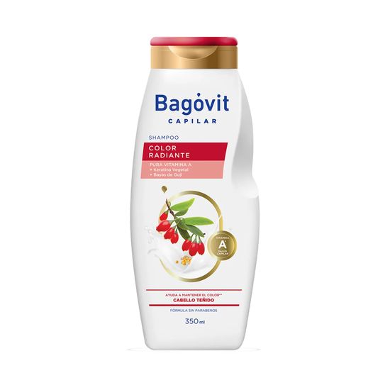 Shampoo Bagovit capilar Color radiante 350ml