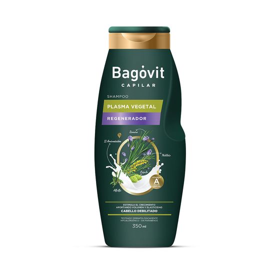 Shampoo Bagovit capilar Plasma Vegetal 350 ml