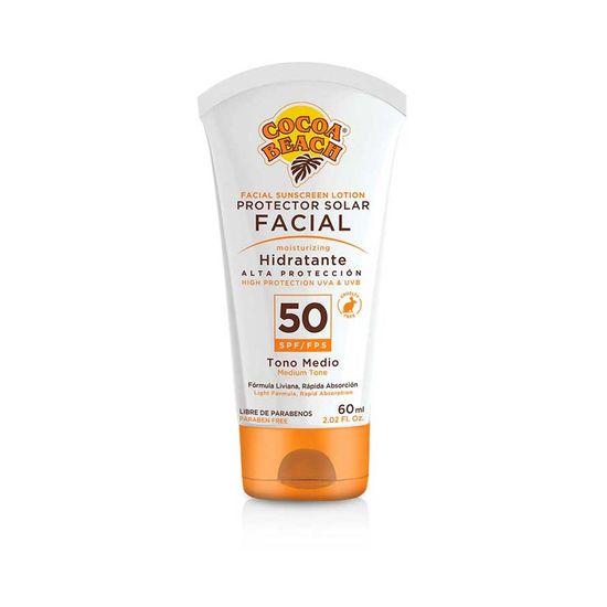 Protector Solar Pomo Facial con Color FPS 50 Cocoa Beach 60 ml