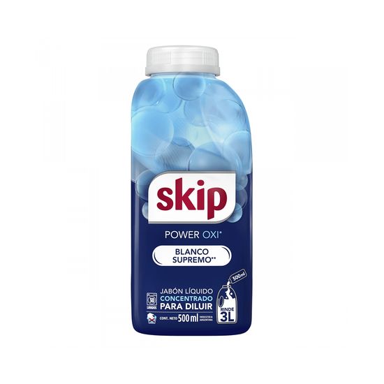 Jabón Líquido Concentrado Para Diluir Skip Power Oxi 500 ml