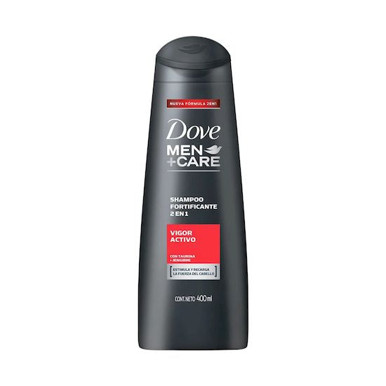 Dove shampoo 2en1 vigor activo 400 ml