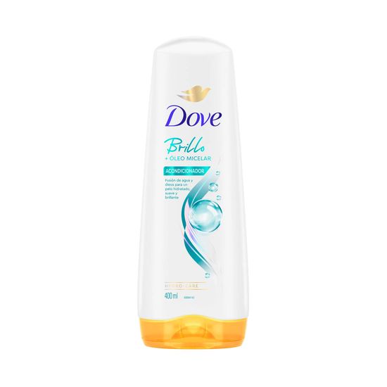 Acondicionador Dove Brillo Micelar 400ml