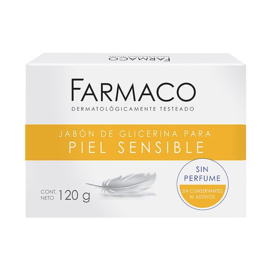 Farmaco jabon glicerina neutro sensible perf 120 gr