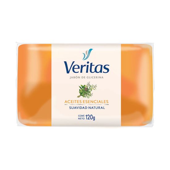 Veritas jabon glicerina aceites esenciales 120 gr