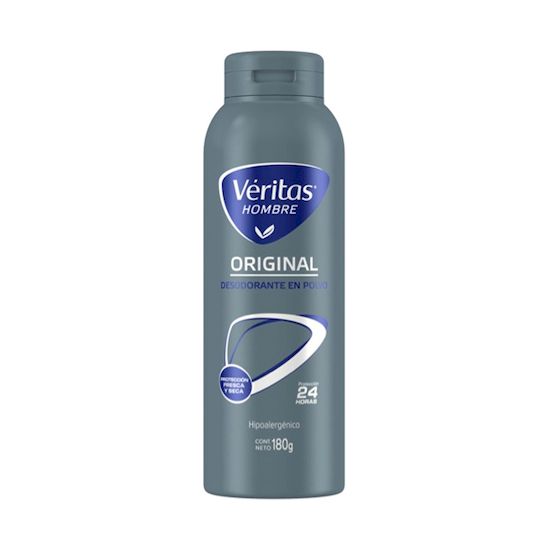 Veritas desodorante polvo corporal hombre 180 gr