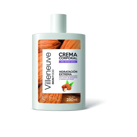 Villeneuve crema  corporal 400 ml piel extra seca