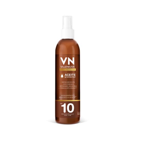 Aceite Bronceador Vn Fps 10 Cuerpo 190ml