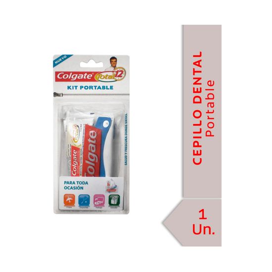 Colgate Kit Portable Cepillo + Pasta Dental 30 g + Neceser