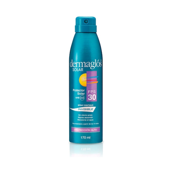 Dermaglos solar f30 sp continuo invisible spray 170 ml