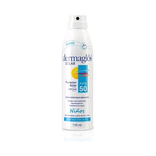 Dermaglos fps50 niños spray continuo 170 ml