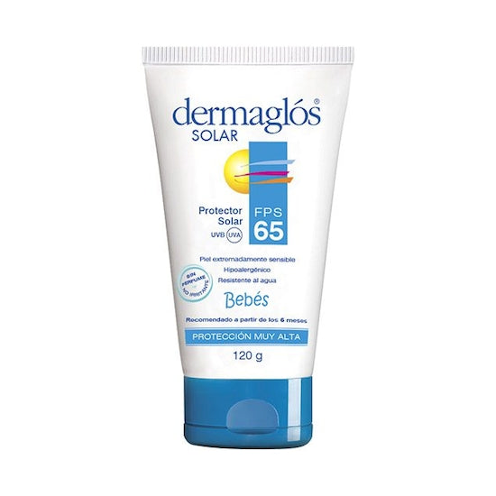 Dermaglos solar f65 bebes crema pomo 120 gr