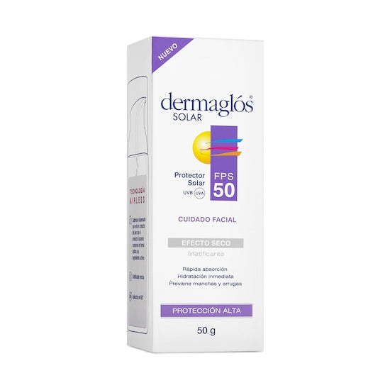 Dermaglos solar f50 facial dermo sin color crema 50 gr