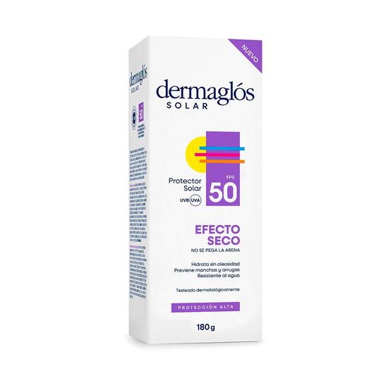 Dermaglos Solar F50 Efecto Seco Crema 180 Gr