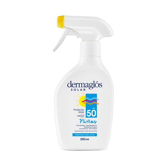 Dermaglos Protector Solar Fps50 Niños Gatillo 250ml