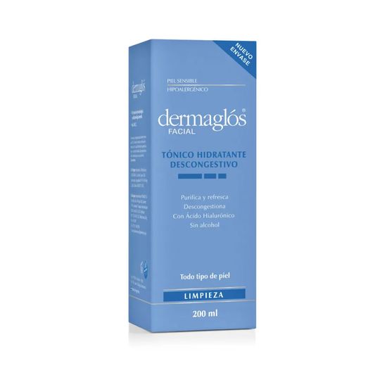 Dermaglós facial tónico hidratante 200 ml