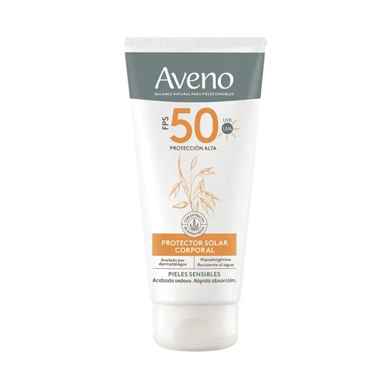 Aveno protector solar corporal FPS50 en emulsión 175 ml