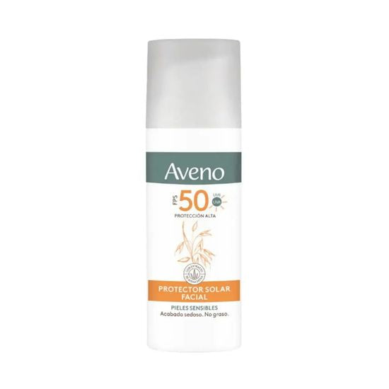 Aveno protector solar facial FPS50 en emulsión 50 ml