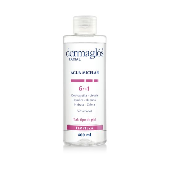 Dermaglos f agua micelar 400 ml