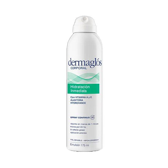 Dermaglos corporal hidratacion inmediata spray emulsion 175 ml