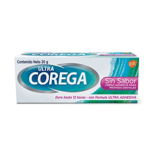 Ultra corega crema sin sabor pomo 20 gr