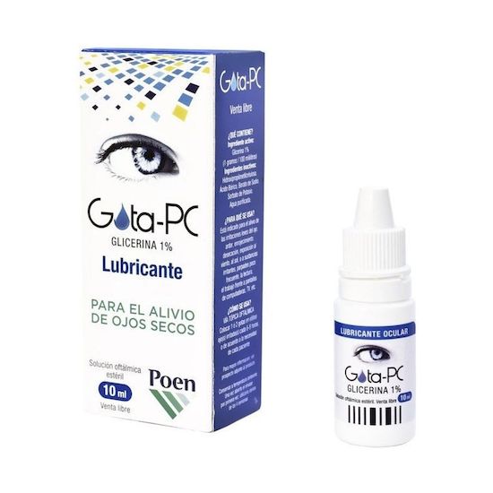 Gota pc lubricante solucion 10 ml